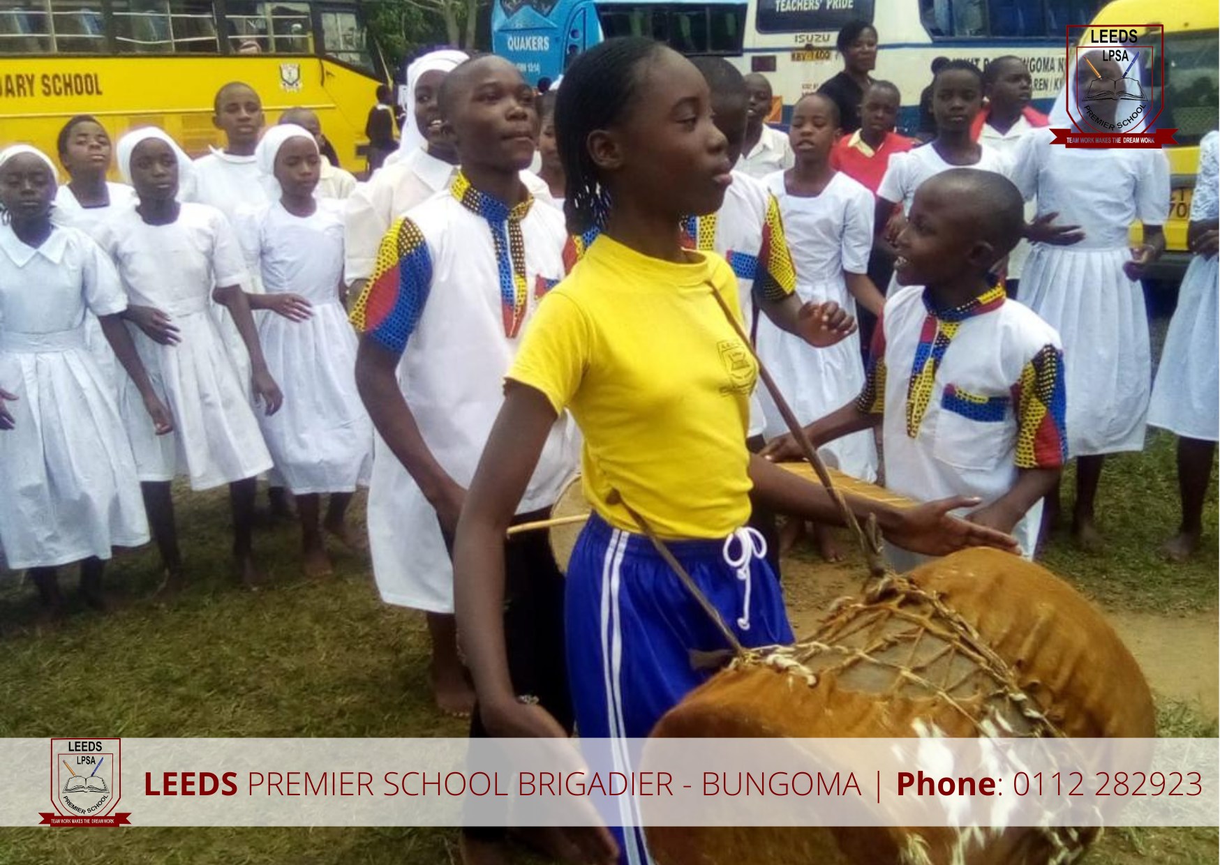 Traditional Bukusu dance performances Leeds School Bungoma