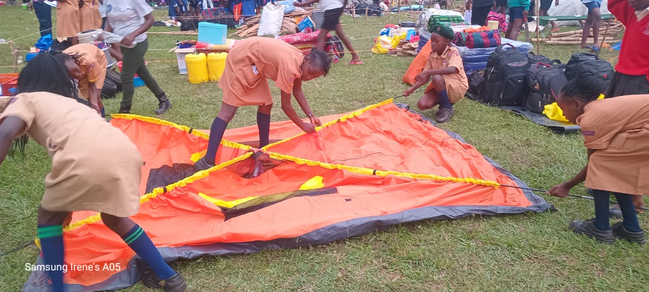 Leeds School Bungoma scouts engaging in Western Kenya community activities